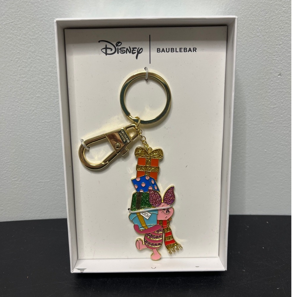 Baublebar Disney Christmas Piglet Winnie The Pooh‎ 2D Bag Charm New TikTok Viral